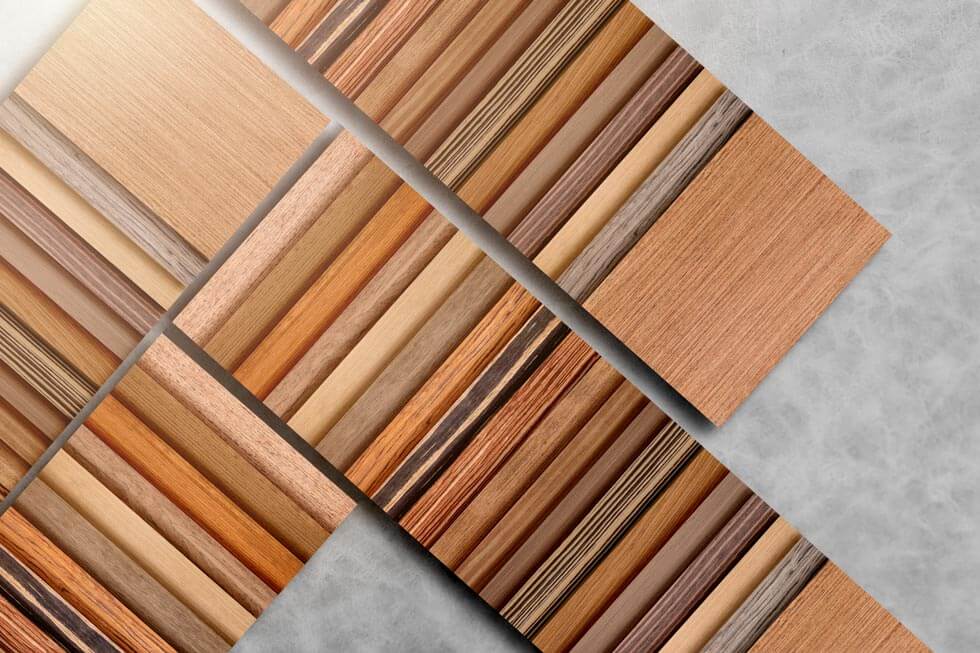 Holzlaminat-Furniermuster Holzlaminat-Furniermuster